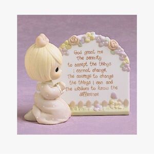 Precious Moments Inspirational Figurine “Serenity Prayer Girl” 1993